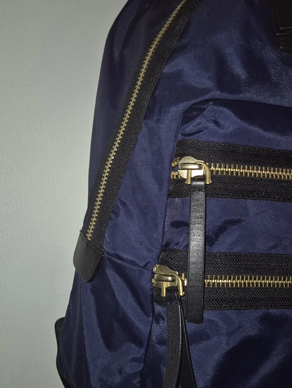 Marc Jacobs Biker Nylon Backpack Midnight Blue